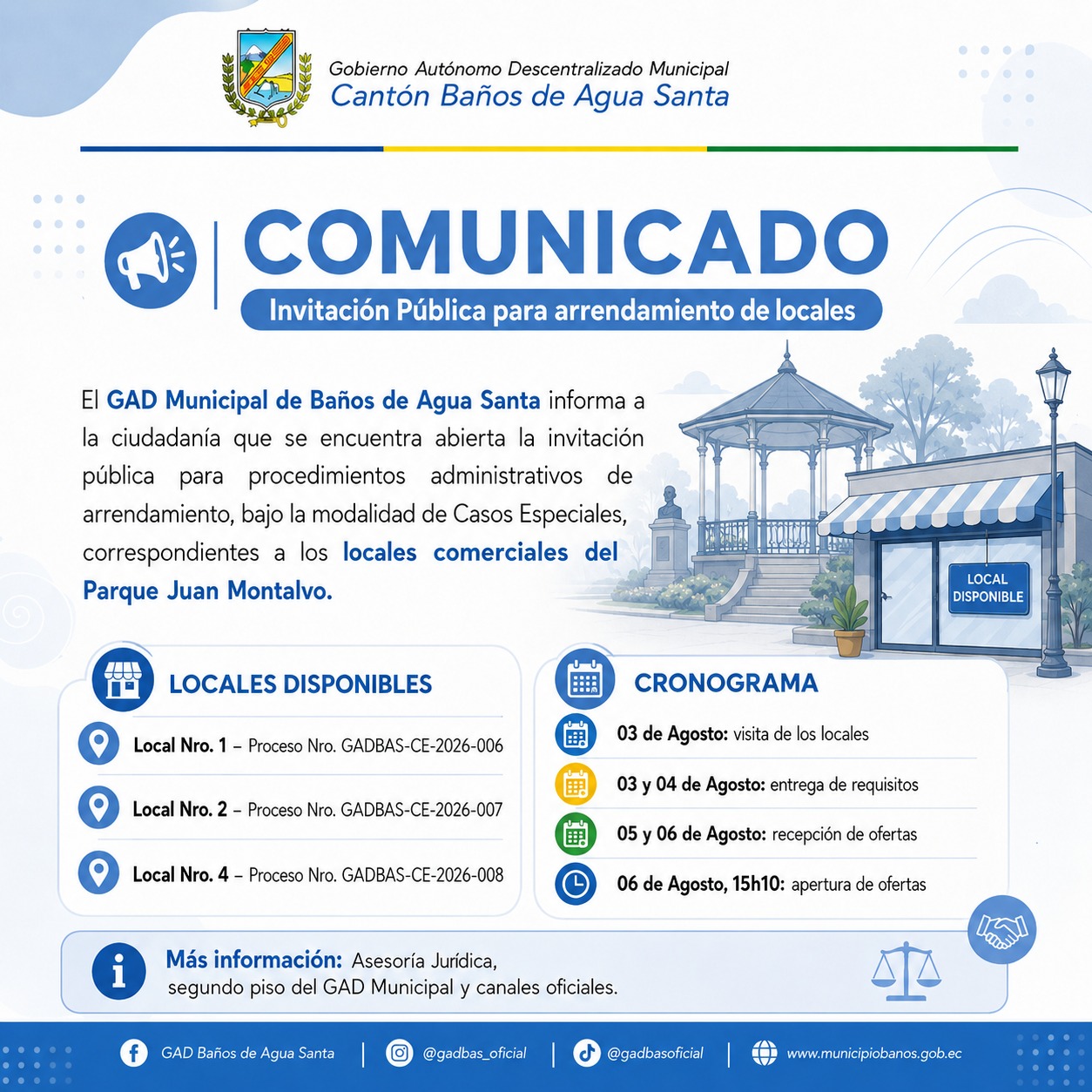 Arrendamiento de Bienes Municipales