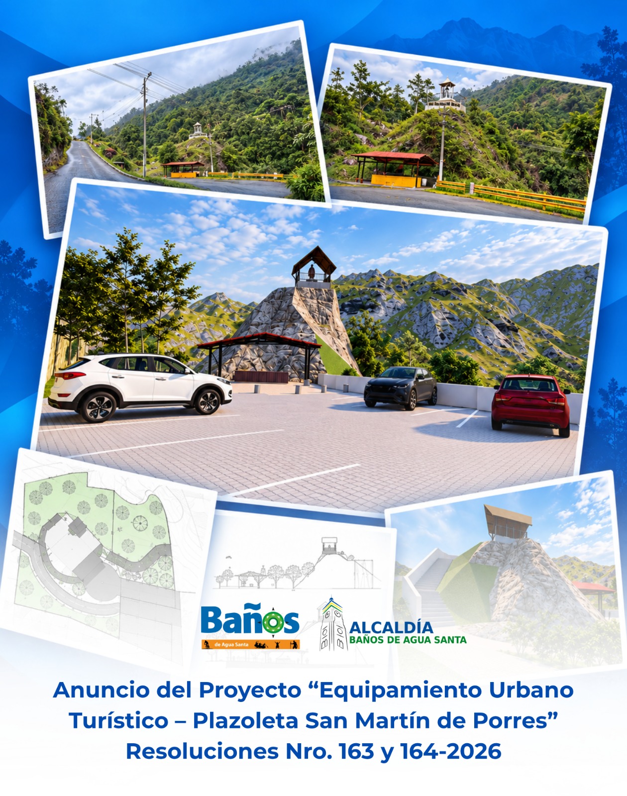 Anuncio del Proyecto “Equipamiento Urbano Turístico – Plazoleta San Martín de Porres” | Resoluciones Nro. 163 y 164-2026